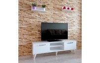 Mobilya Sepeti (Ms10) Duvar Raflı Tv Sehbası,Tv Ünitesi Beyaz